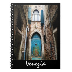 Cuaderno Venecia, Italia - Portátil de puertas venecianas