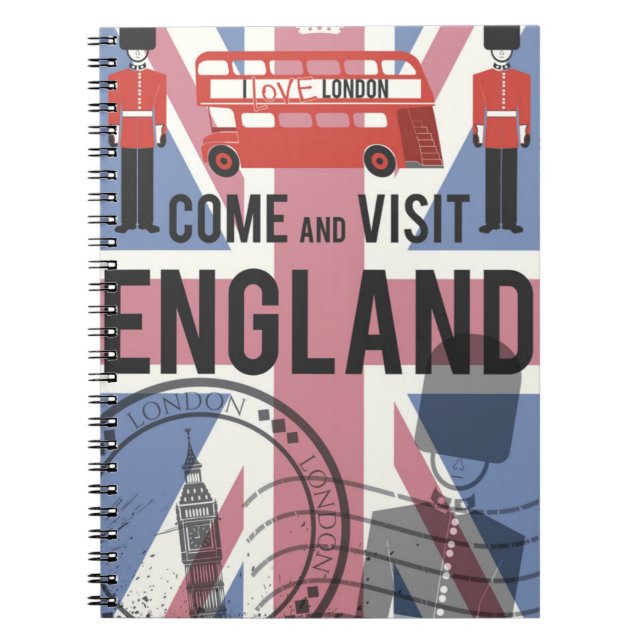 Cuaderno Venga visitar Inglaterra (Frente)