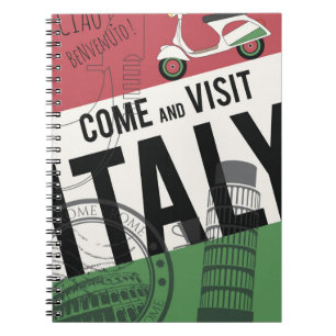Cuaderno Venga visitar Italia