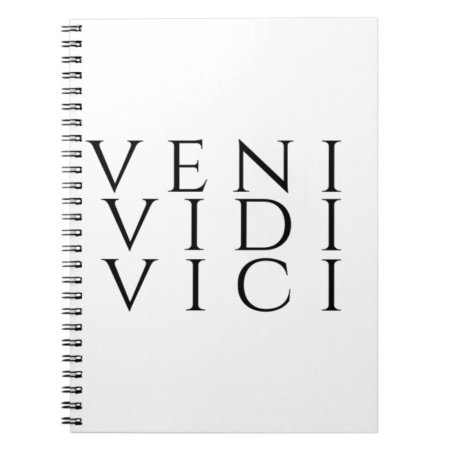 Cuaderno Veni Vidi Vici (Frente)