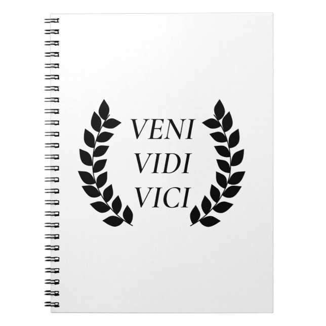 Cuaderno Veni Vidi Vici (Frente)