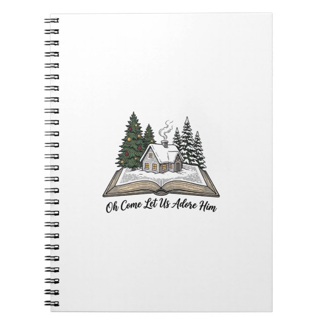 Cuaderno Venid Adoremosle Diseño de Libro de Navidad_1 (Frente)