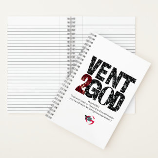 Cuaderno Vent to God Notebook (Negro y Rojo)