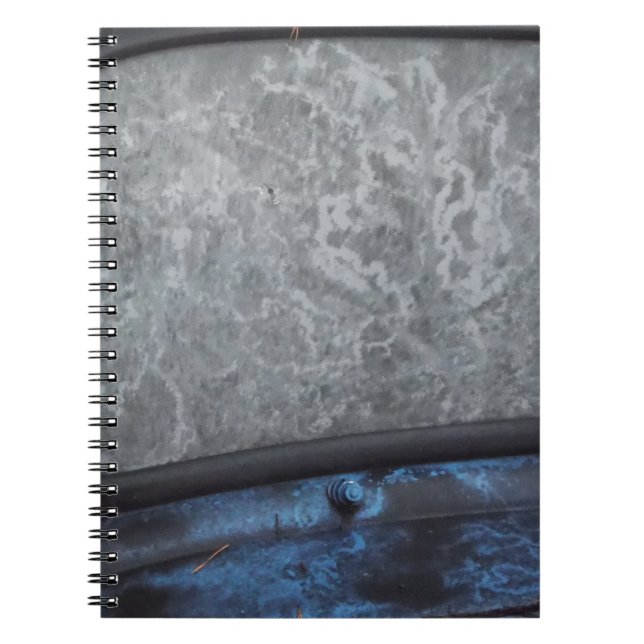 Cuaderno Ventana de pie de camión azul (Frente)