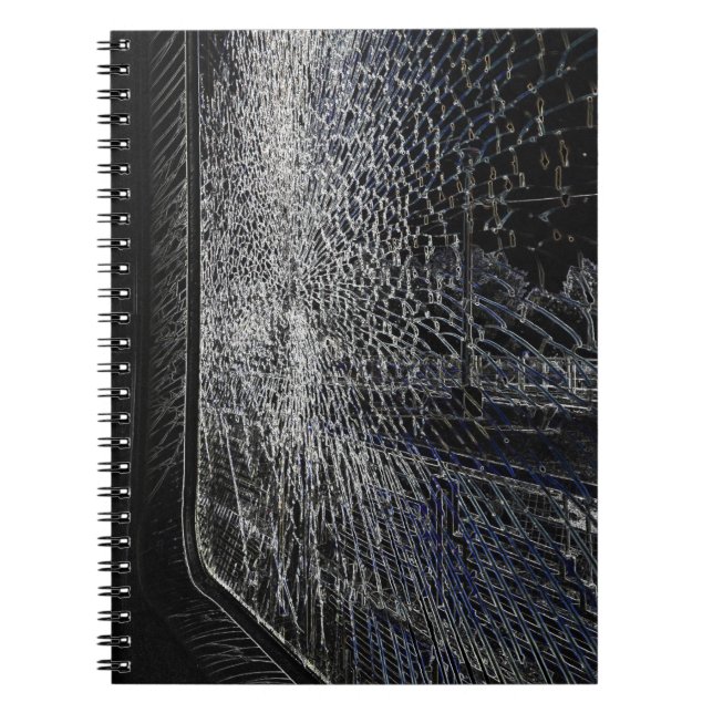 Cuaderno ventana de tren rota (Frente)