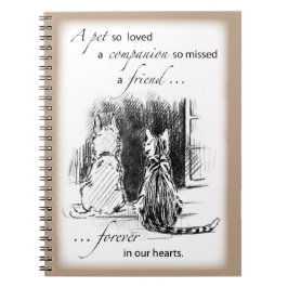 Cuaderno Ventana Mirando al Perro y al Gato, Simpatía Masco