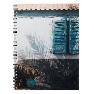 CUADERNO VENTANAS AZULES ABIERTAS AMUEBLADAS