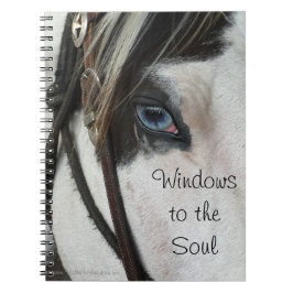Cuaderno Ventanas de caballo al bloc de notas o diario Soul