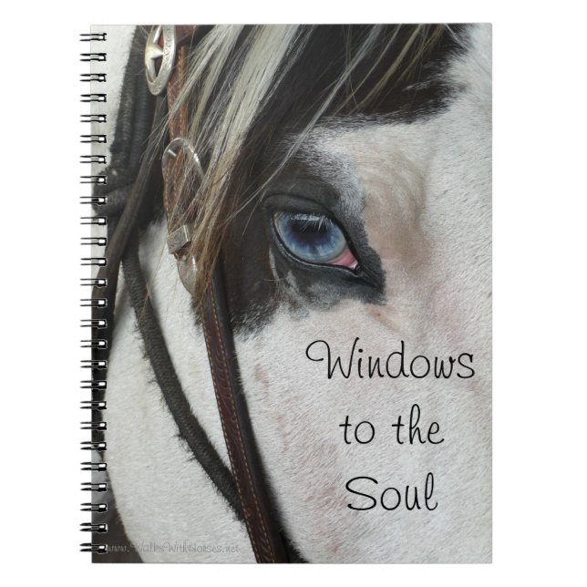 Cuaderno Ventanas de caballo al bloc de notas o diario Soul (Frente)