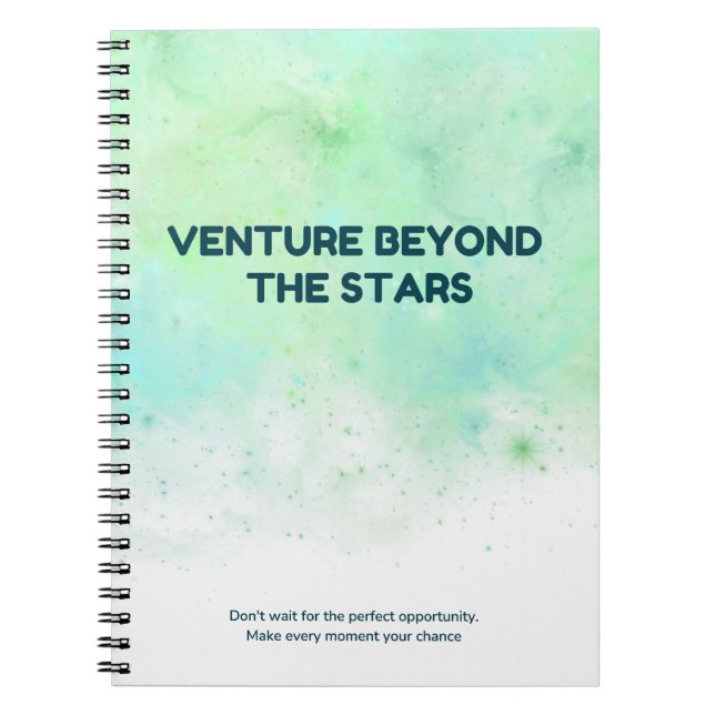 Cuaderno Venture Beyond the Stars (Frente)