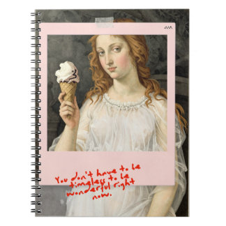 Cuaderno Venus + Ice Cream Sandro Botticelli Notebook
