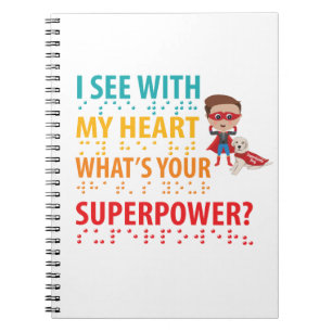 Cuaderno Veo Con Mi Chico Del Corazón - Ceguera Braille