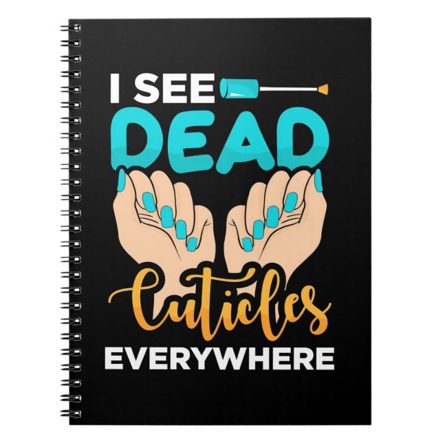 Cuaderno Veo cutículas por todas partes (Frente)
