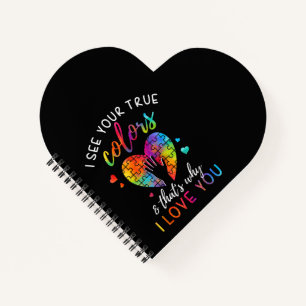 Cuaderno Veo Tus Verdaderos Colores, El Autismo Del Mundo D