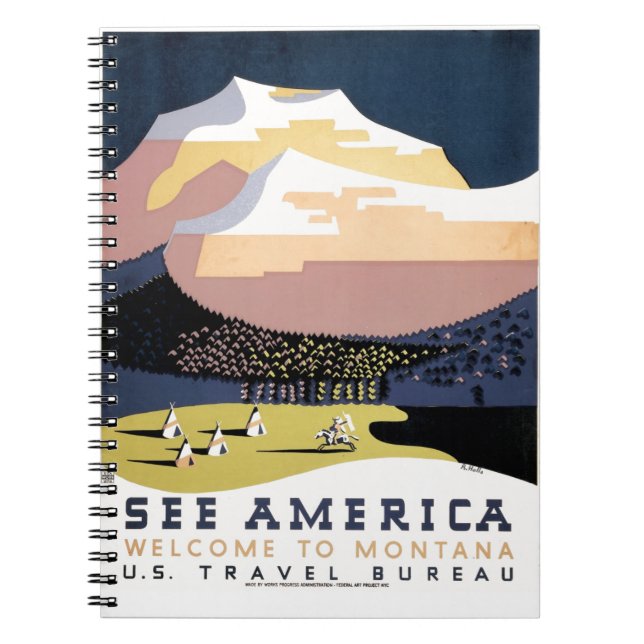 Cuaderno Ver América ~ Bienvenidos a Montana (Frente)