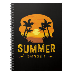 Cuaderno Verano atardecer en negrita  
