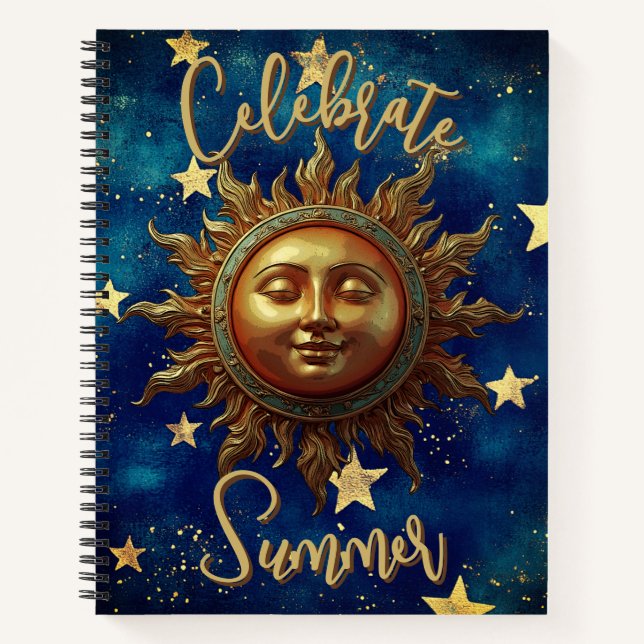Cuaderno Verano Celestial Celebra Verano  (Anverso)