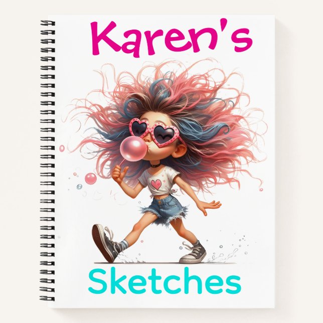 Cuaderno Verano de chicle  (Anverso)