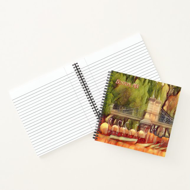 Cuaderno Verano de los barcos cisnes de Boston (Interior)