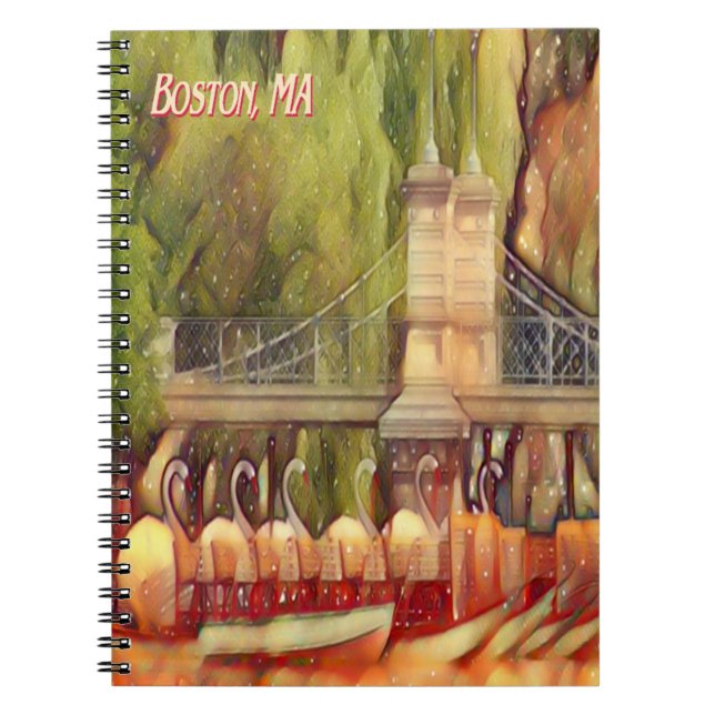 Cuaderno Verano de los barcos cisnes de Boston (Frente)