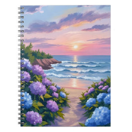 Cuaderno Verano de Nueva Inglaterra | Pintura de playa de H