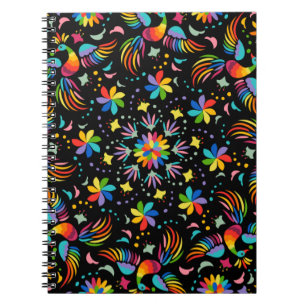 Cuaderno Verano De Patrón Floral Y Glamuroso Sin Marea