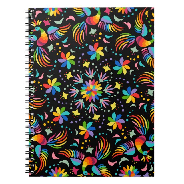 Cuaderno Verano De Patrón Floral Y Glamuroso Sin Marea (Frente)