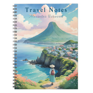 Cuaderno Verano personalizado en notas de viaje de Corea de