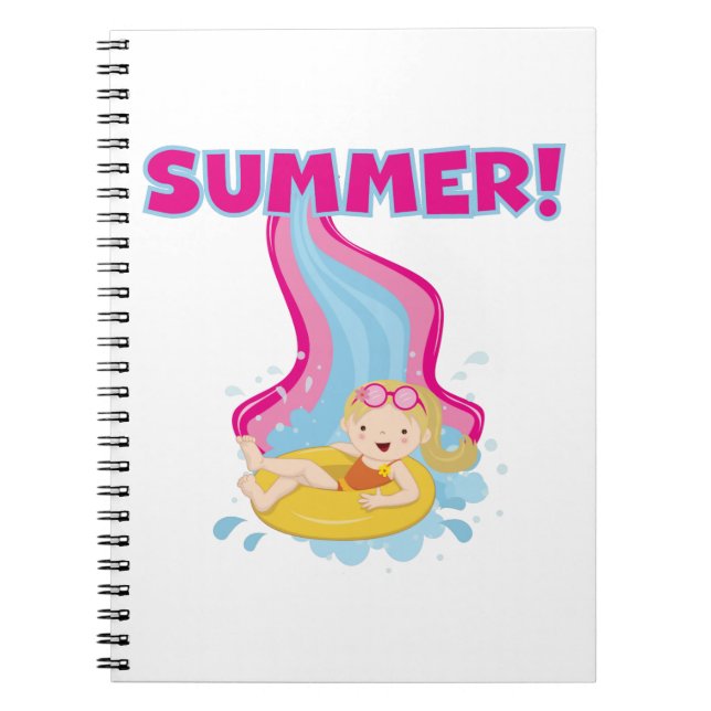 Cuaderno Verano rubio del chica (Frente)