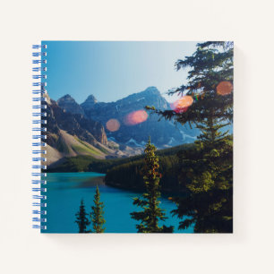 Cuaderno Verano Sunset Lago Moraine, Canadá