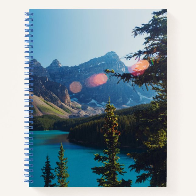 Cuaderno Verano Sunset | Lago Moraine, Canadá (Anverso)