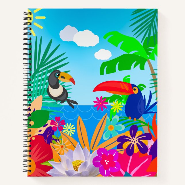Cuaderno Verano tropical (Anverso)