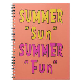 Cuaderno Verano verano divertido