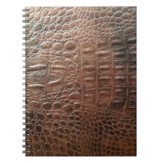 Cuaderno Verdadero fondo de textura de cuero, embo