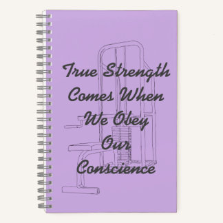 Cuaderno Verdadero Resistencia Luz Púrpura Bullet Journal