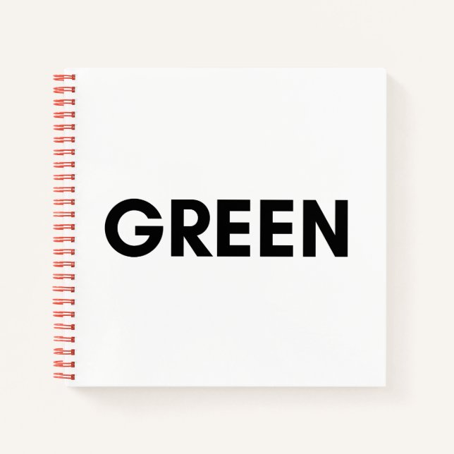 Cuaderno verde (Anverso)