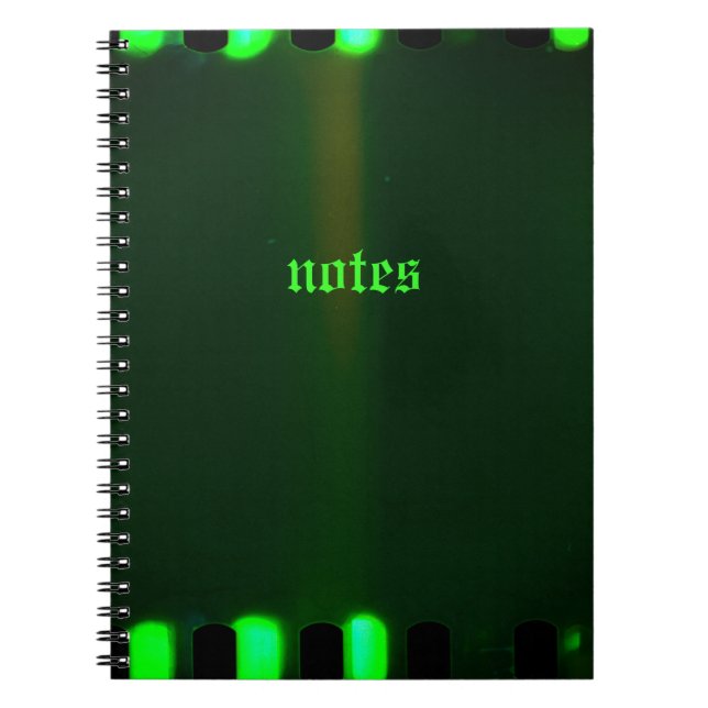 Cuaderno Verde Arlequín Gótico (Frente)
