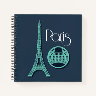 Cuaderno Verde azulado de París