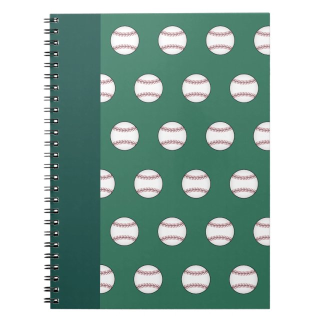 Cuaderno verde de béisbol (Frente)