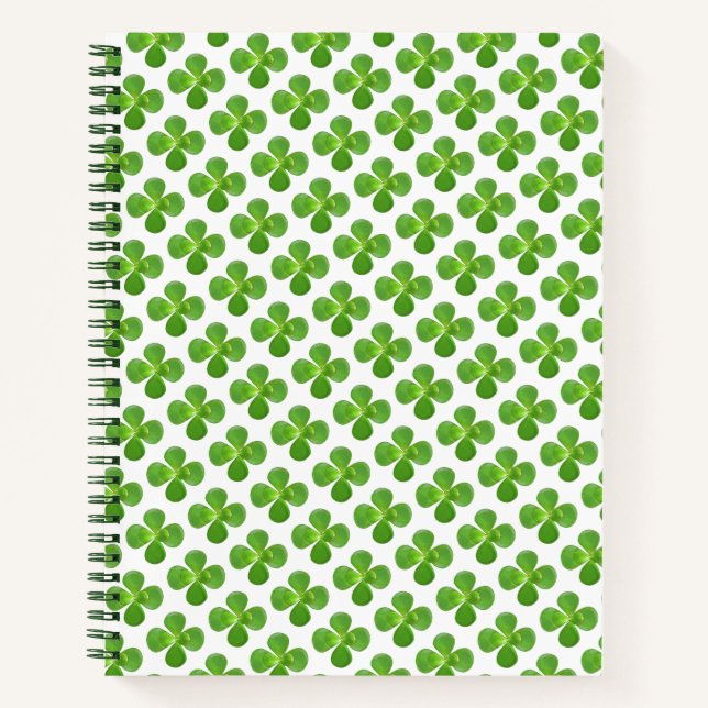 Cuaderno Verde de Hojas de Árbol de Jade Hermoso (Anverso)