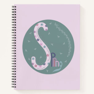 Cuaderno verde de la tarjeta de resorte