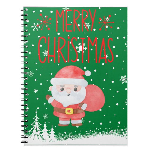 Cuaderno Verde de Santa Pequeño y Lindo (Frente)