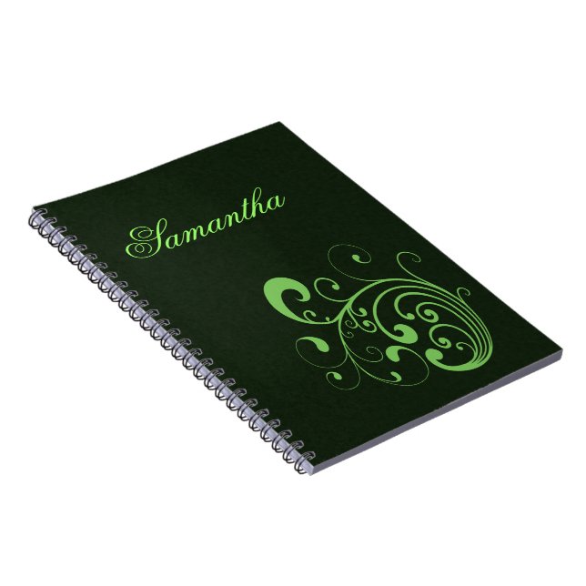 Cuaderno Verde de Swirly (Lado Derecho)