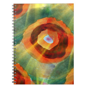 Cuaderno verde del agua del extracto de la textura del