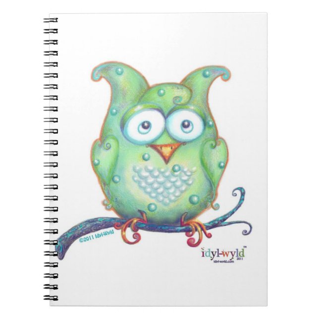 cuaderno verde del búho (Frente)