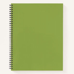 Cuaderno Verde lima moderado color sólido