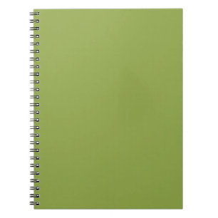 Cuaderno Verde lima moderado color sólido