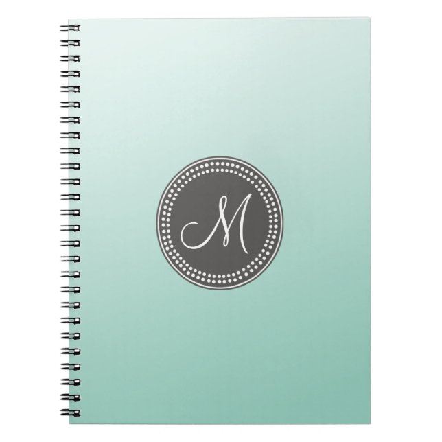 Cuaderno Verde menta de Ombre (Frente)