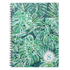 Cuaderno Verde Monstera tropical de la SENSACIÓN de la
