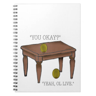 Cuaderno verde oliva del chiste